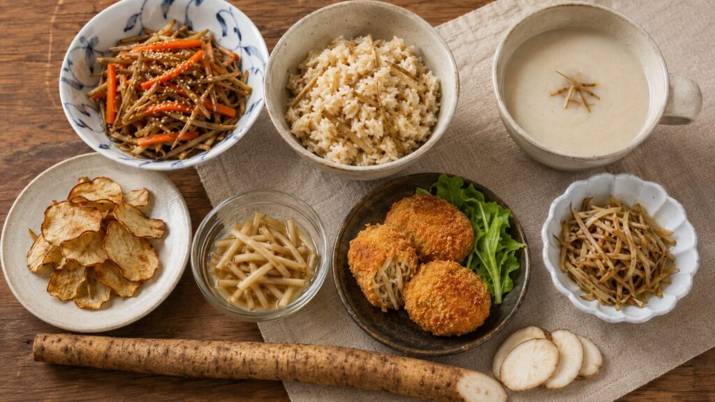 きんぴらやごぼうごはん、ポタージュなど安全なごぼうの使い切り7レシピ