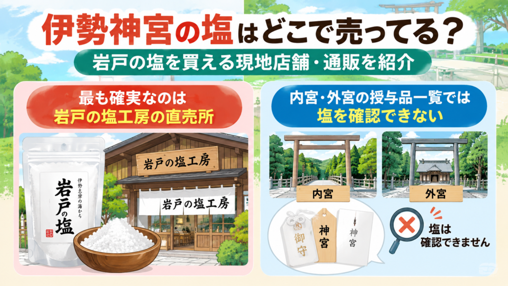 伊勢神宮の塩 販売店ガイド