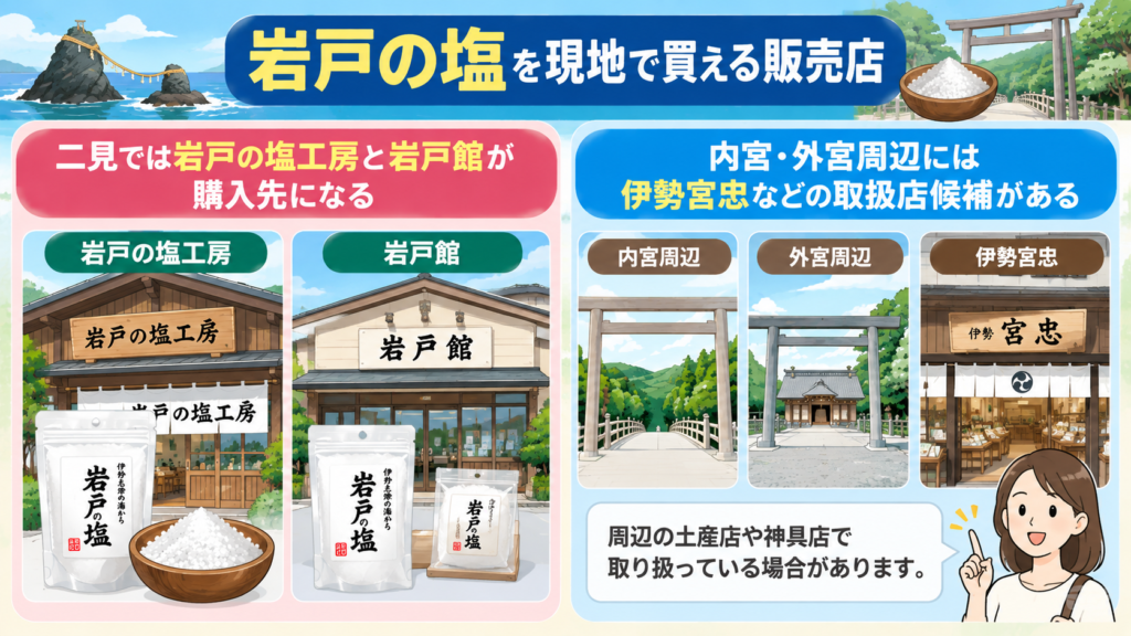岩戸の塩販売店ガイド