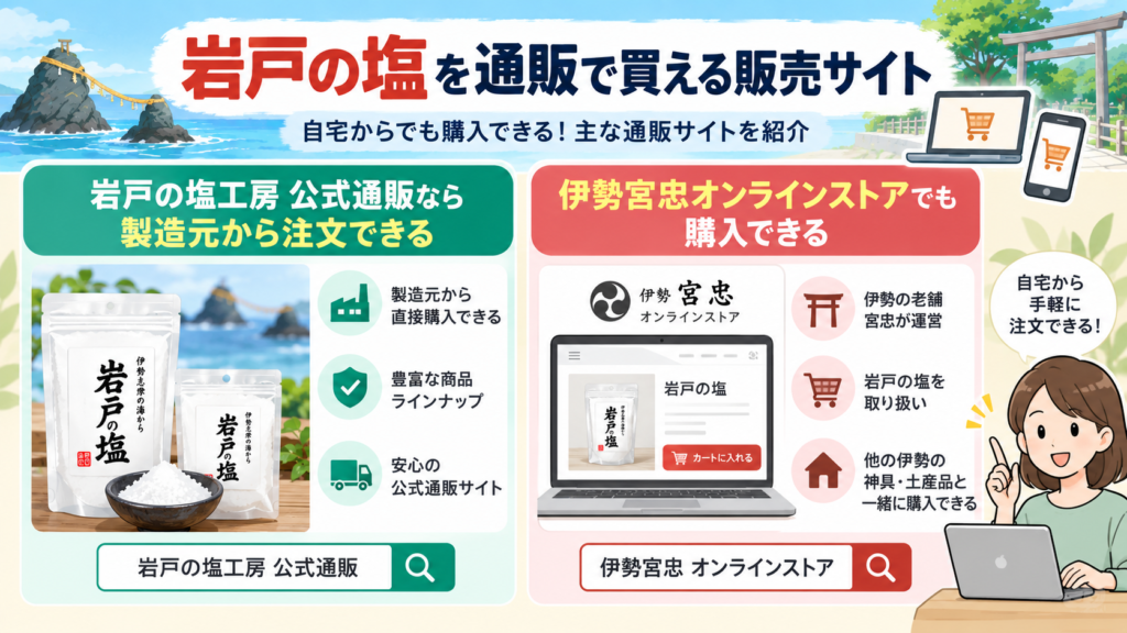岩戸の塩通販サイト比較 guide